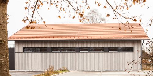 Archisio - Lignoalp - Progetto Realizzazione della stazione dei pompieri in legno