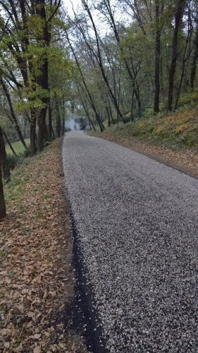 Archisio - Antonutti Flli - Progetto Rivestimento asfalto con ghiaietto lavato