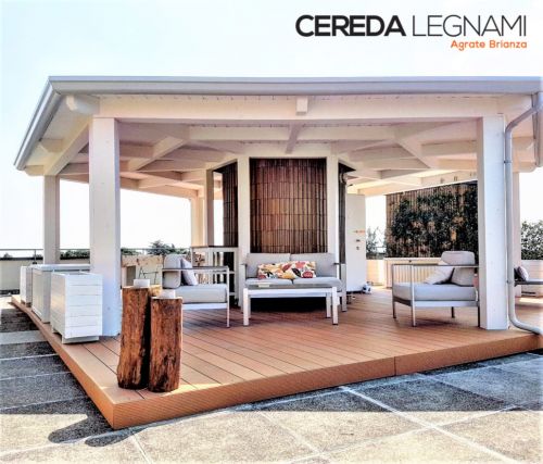 Archisio - Cereda Legnami - Progetto Veranda in legno su misura