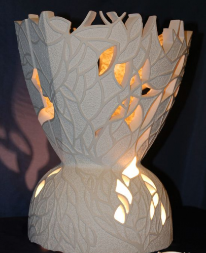 Archisio - La Pietra Di Luca - Progetto Sculture lumininose lampade coralli applique coralli