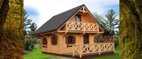 Archisio - Casedilegnosr - Progetto Chalet di legno l 24