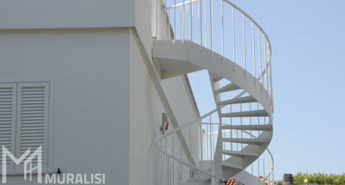 Archisio - Muralisi - Progetto Scale in ferro a chiocciola
