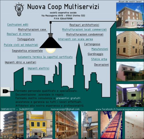 Archisio - Nuova Coop Multiservizi - Progetto Lavori