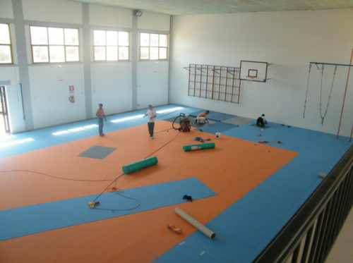 Archisio - Sacrabittura - Progetto Rifacimento pavimento palestra e ampliamento locali