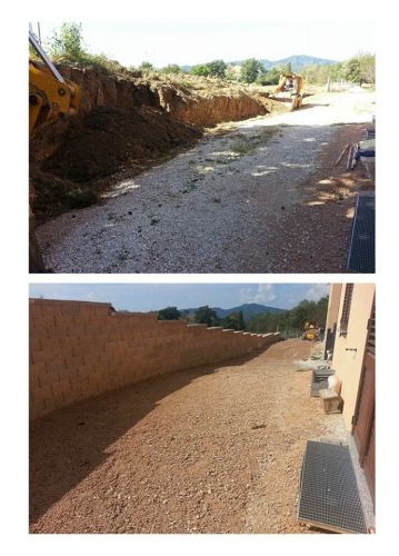 Archisio - Edilizia Marchetti Snc - Progetto Muro prima-dopo e pannelli solari