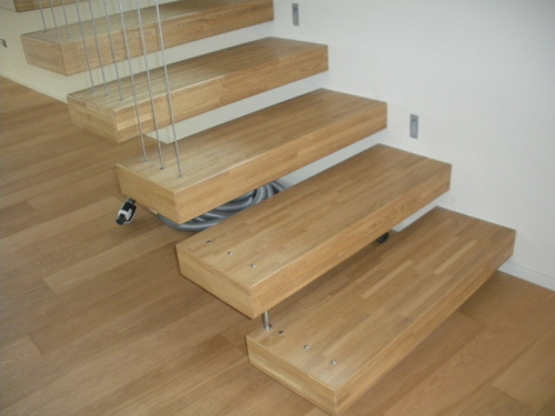 Archisio - Falegnameria Lambiase - Progetto Scale per interni in legno