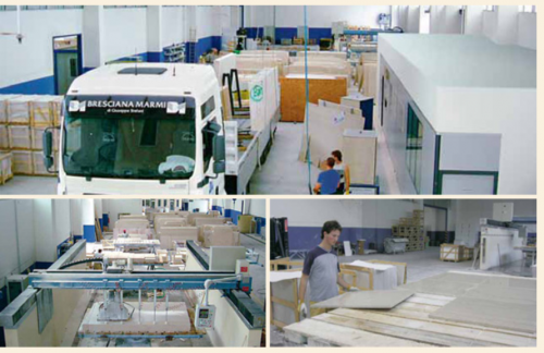 Archisio - New Bresciana Marmi - Progetto Produzione dei blocchi