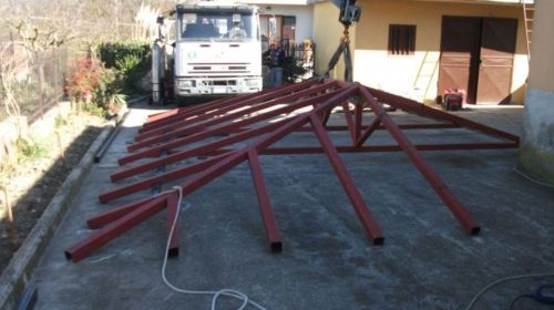 Archisio - Lattoneria Ros - Coperture Grondaie - Progetto Carpenteria metallica