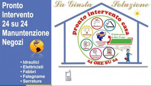 Archisio - Pronto Intervento 24 Su 24 Top Service Di Pace Antonio - Progetto Assistenza 24 ore su 24 pronto intervento sos casa