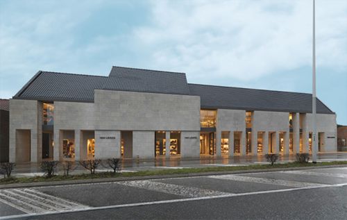 Archisio - Grassi Pietre - Progetto Centro commerciale van loock a zandhoven