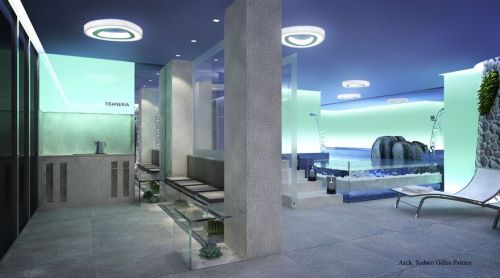 Archisio - Gilles Patrice Arch Todaro - Progetto Centro benessere hotel yachting palace di marina