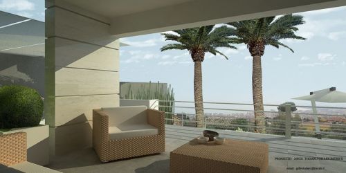 Archisio - Gilles Patrice Arch Todaro - Progetto Villa unifamiliare di lusso a gradoni dominante la citt