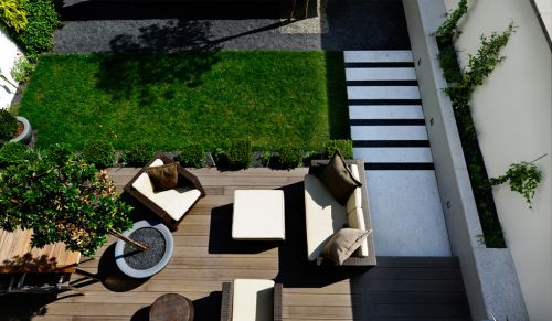 Archisio - Aapaesaggi - Progetto Giardino privato nel centro storico di vercelli- giardino segreto