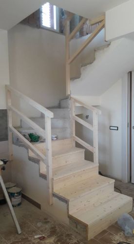 Archisio - Carpenteria Italiana - Progetto Scala in legno