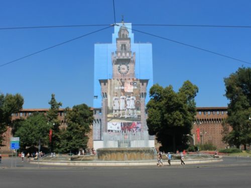 Archisio - Eurodigital Service - Progetto Castello sforzesco milano copertura per la ristrutturazione