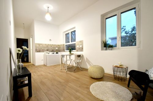 Archisio - Donatella Di Antonio - Progetto Allestimento interno per un bilocale