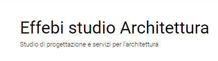 Archisio - Fabrizia Franco Architetto - Progetto Effebi studio