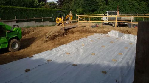 Archisio - Edilgorla - Progetto Rullatura getto magrone di sottofondazione