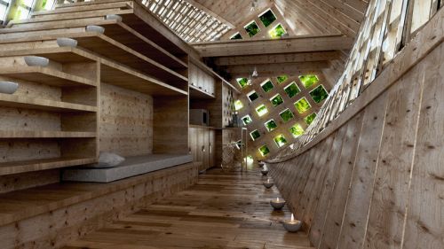 Archisio - Aldo Giacchetto - Progetto Albergo su albero