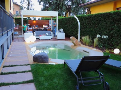 Archisio - Rizzi Giardini - Progetto Giardino con laghetto balneabile