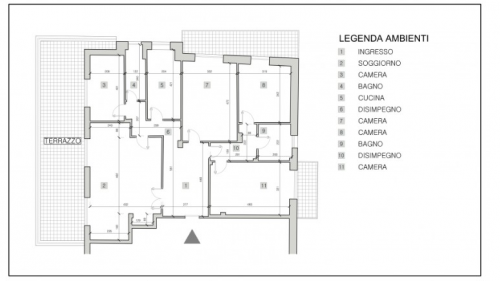 Archisio - Gianluca Ferranti - Progetto Appartamento 140 mq roma