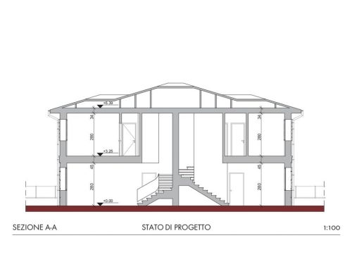 Archisio - Giulia Goldoni - Progetto Progettazione di nuovo edificio bifamiliare