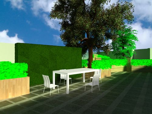 Archisio - Archihouse - Progetto Progetto giardino spazio condominiale a roma