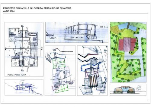 Archisio - Marco Pagano - Progetto Planimetria 2004