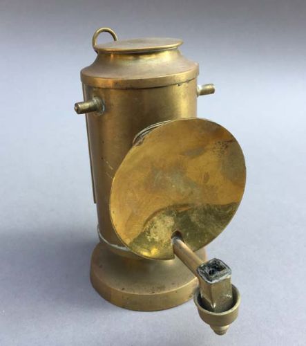 Archisio - Fausto Gazzi Atelier Darte - Progetto Alcohol or oil lamp signed locatelli et cie