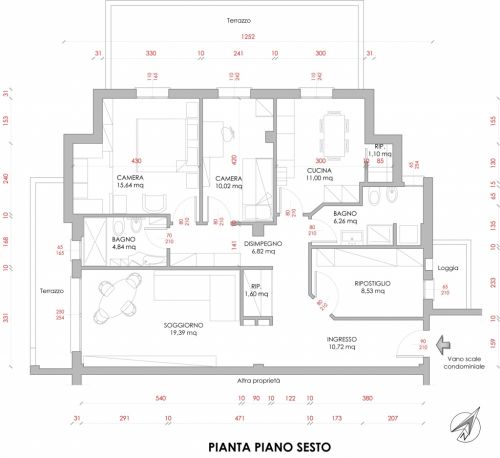 Archisio - Studio Interior Design Berti Daniela srl - Progetto Ristrutturazione appartamento bologna