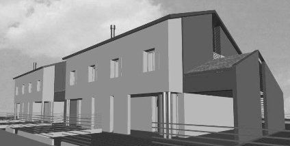 Archisio - Mauro Ruffato - Progetto Edificio residenziale bifamiliare