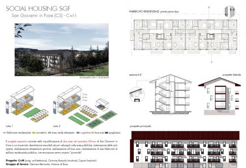 Archisio - Gennaro Bernardo - Progetto Social housing sgf