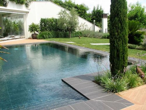 Archisio - Malagrida Group Srl Canalina Infinity - Progetto Bordo vasca piscina outdoor