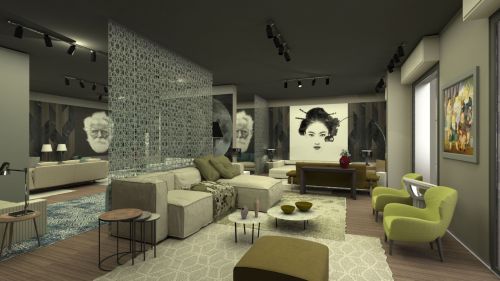 Archisio - Designerclub Mimmo Rusoo - Progetto Progetto di allestimento di un negozio specializzato nella vendita di divani e letti