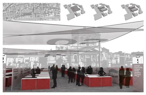 Archisio - X Studio - Progetto Progetto piazza mercato - napoli 2013
