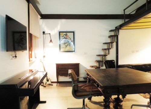 Archisio - Alessandro Tomei Thsc - Progetto Tra musica e filari - ristrutturazione monolocale a roma