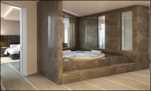 Archisio - Giovanni Privitera - Progetto Bagno con vasca circolare