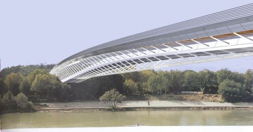 Archisio - Fabio Postani - Progetto Concorso internazionale di idee per la progettazione del ponte della musica a roma
