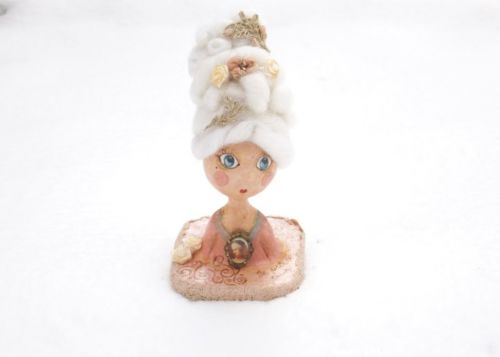 Archisio - Pupillae Art Dolls - Progetto Paper clay dolls maria antonietta regina di stile