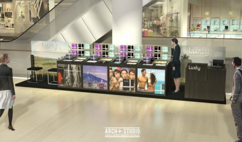 Archisio - Arch Studio - Progetto Luxly temporary shop a jakarta