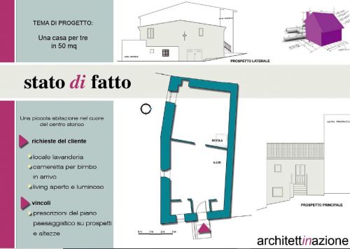 Archisio - Concetta Pastore - Progetto Una casa per tre