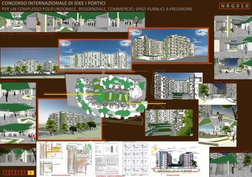 Archisio - Gianluca Fricchione - Progetto Concorso internazionale i portici