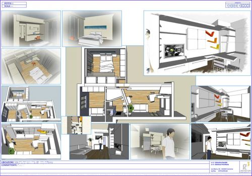 Archisio - Gianluca Fricchione - Progetto Ristrutturazione appartamento