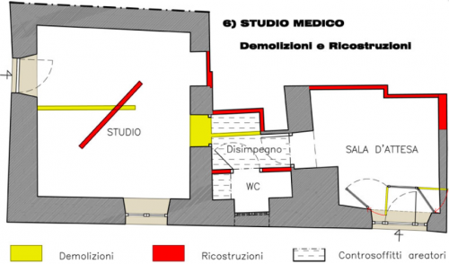Archisio - Studio Di Architettura Cinzia Vitale - Progetto Residence mozart studio medico