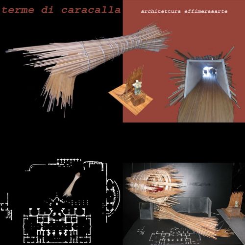 Archisio - Federico Dubini - Progetto giulio cesare di shakespeareProgetto museale presso le terme di caracolla a roma