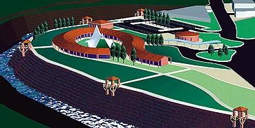 Archisio - Ruggero Lenci - Progetto Sistemazione dellingresso alle grotte di frasassi genga