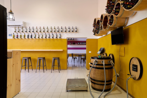 Archisio - Lab 2a Architetti - Progetto Wine store cantine bargi
