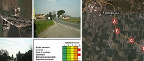 Archisio - Roberto Palma - Progetto Analisi della sicureza stradale della via emilia tra cesena e forl