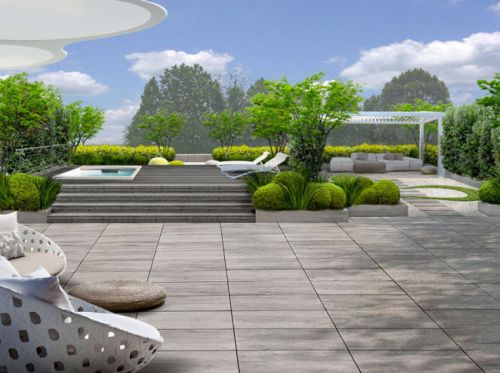 Archisio - Adriana Pedrotti - Progetto Il terrazzo in stile zen