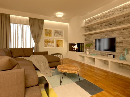 Archisio - Juldis Kassenali Design - Progetto Living room redesign - private apartment milano